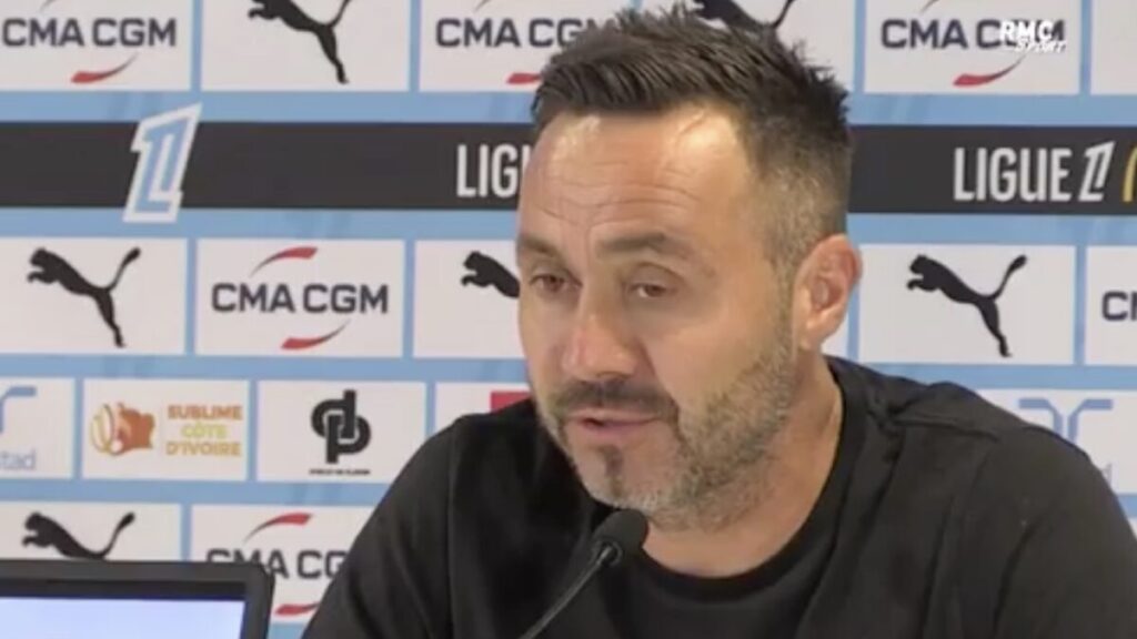 OM : La sortie surprenante de Roberto De Zerbi apr&egrave;s Nice !